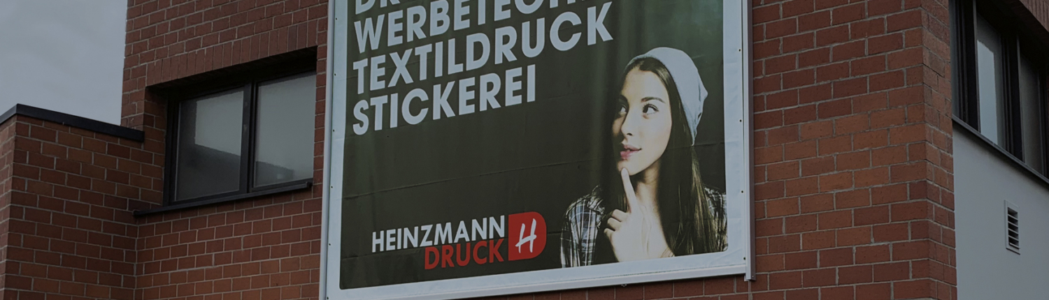 Banner Heinzmann Druck Bruchsal Forst Karlsruhe