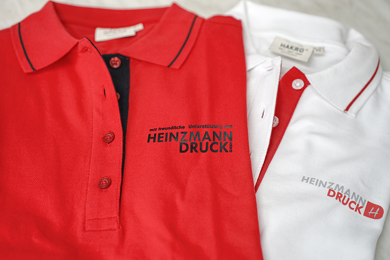 Hakro Poloshirt mit Textildruck Bruchsal Forst Karlsruhe